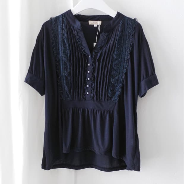frill lace half T
