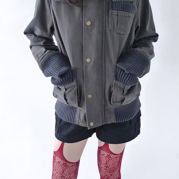 히피디피 utility highneck jacket 새상품