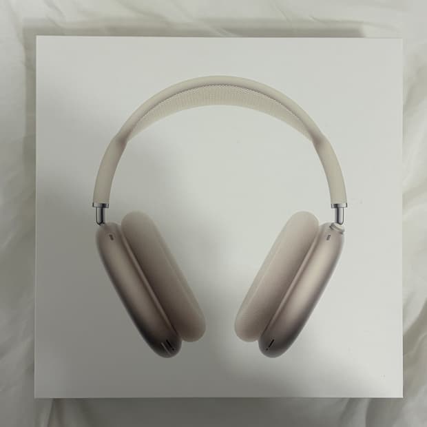 🎧에어팟 맥스2 스타라이트 풀박(실착5회⬇️)🎧