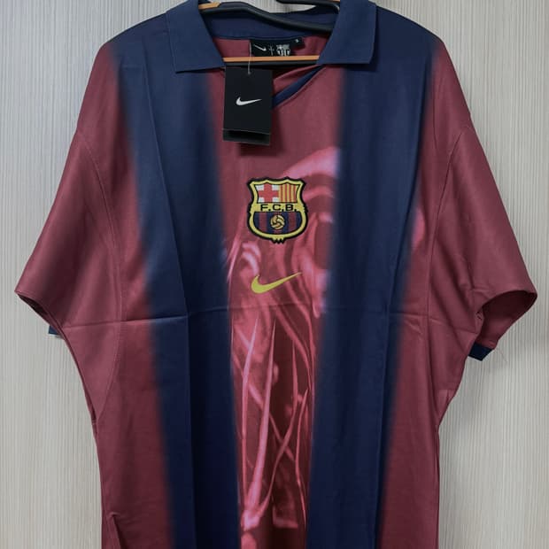 바르셀로나x트래비스 스캇 콜라보 유니폼 져지 