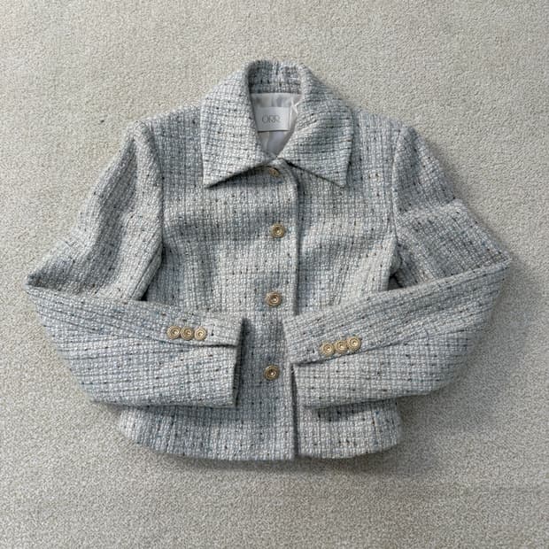 [XS] 오르 여성 울 트위드 숏자켓 0105T1