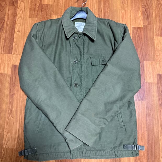 오리지널 미해군 A-2 덱자켓 M