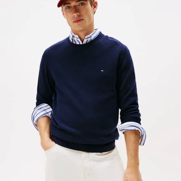 타미힐피거 니트 티셔츠 한섬