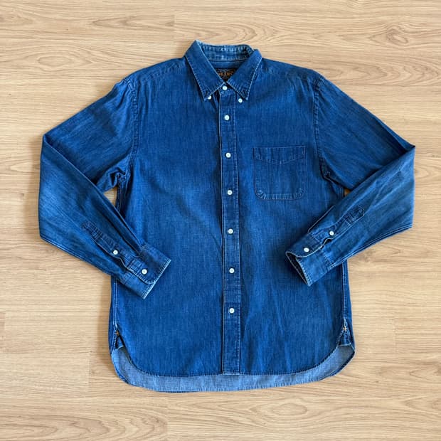 빔스 남자 데님 셔츠 S