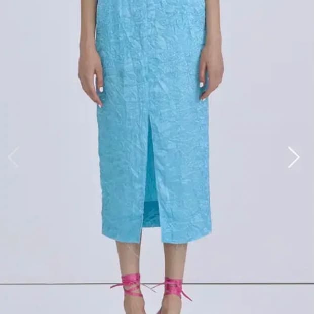 분더캄머 링클 글로시 스커트