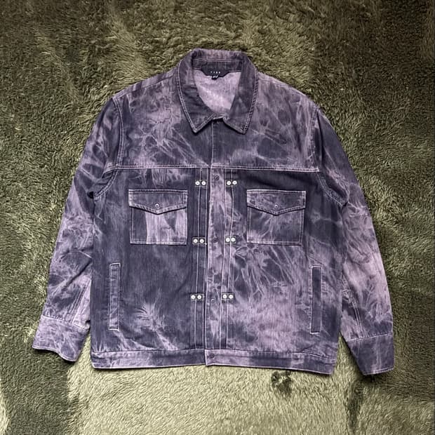 [XL] IISE 이세 20FW 2nd 데님 트러커 자켓 블랙 애시드