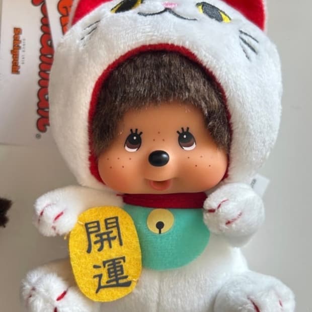 몬치치 마네키네코 인형 키체인