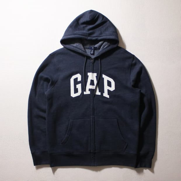 GAP 갭 네이비 기모 후드집업