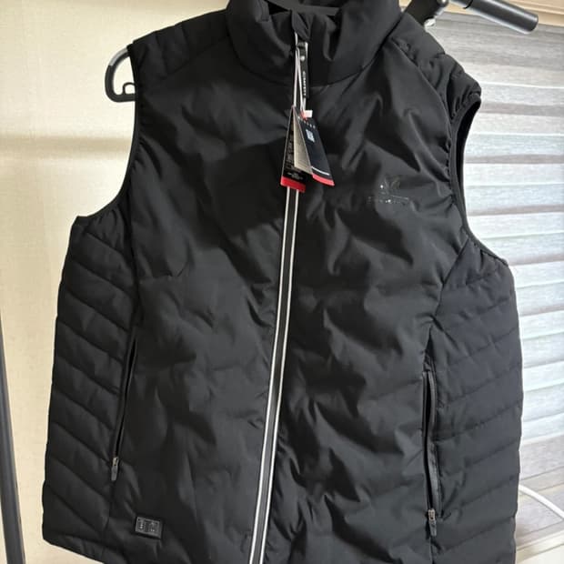 밀레 남성 발열 패딩 조끼