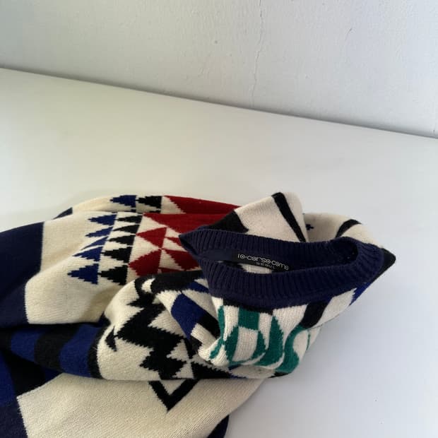 95 SACAI 사카이 에스닉 자카드니트