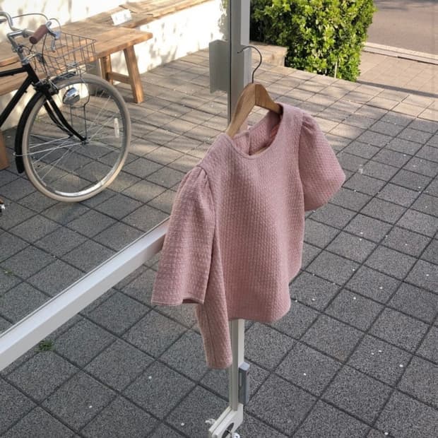 ARCHIVE JTOU 아카이브제이투유 릴리 트위드 블라우스