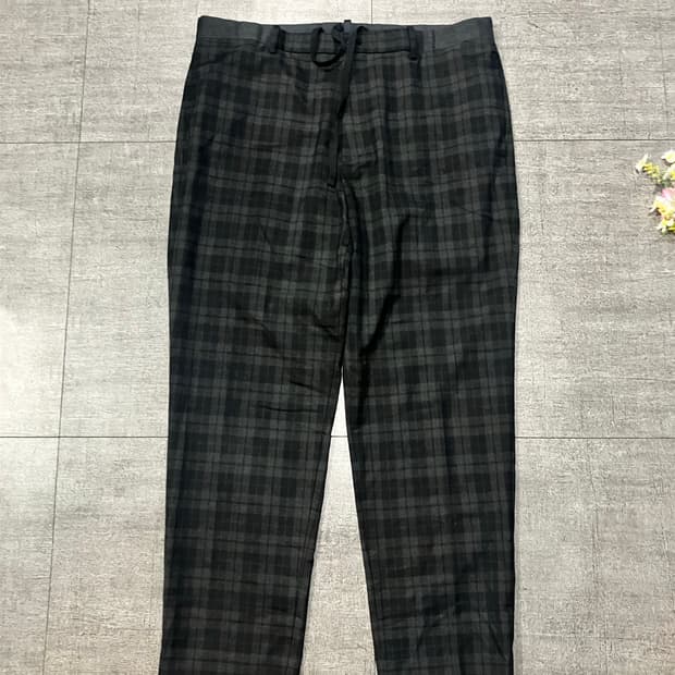 Uniqlo 유니클로 올드스쿨아메카지 혁오풍 너드남복고풍 슬랙스팬츠