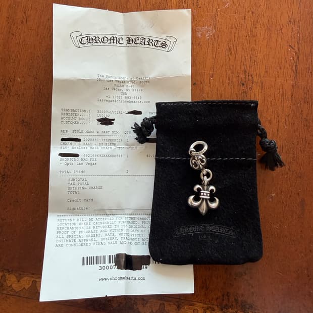 크롬하츠 원볼 bs 플레어 팬던트 풀구성