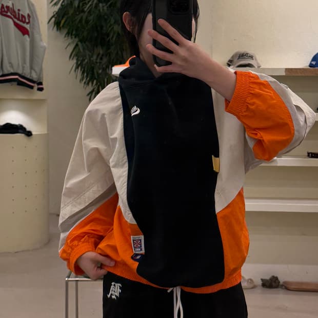 나이키 아이콘 나일론 믹스업 후드 티셔츠 U47