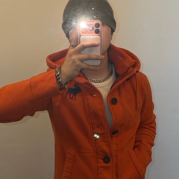 아베크롬비 빅로고 y2k 후드자켓