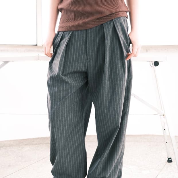 리키 슬랙스 그레이 L 새상품