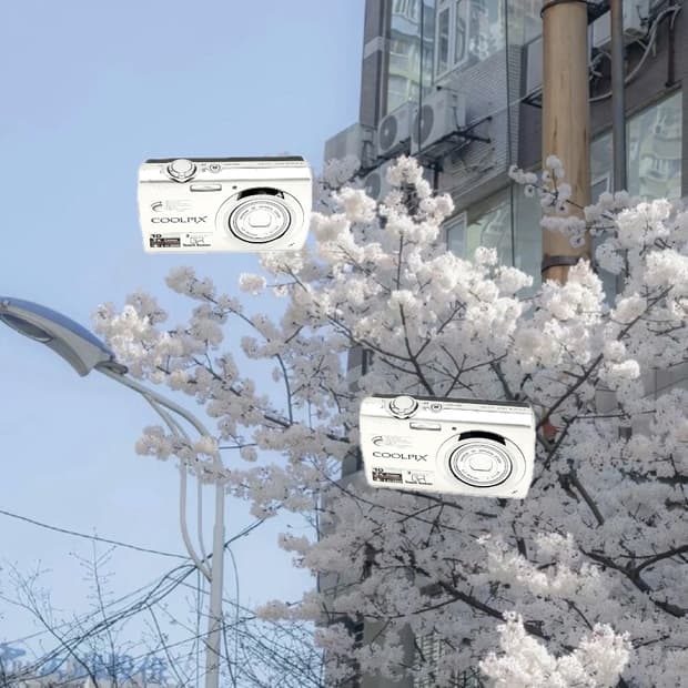 희귀&필름색감!) Nikon CoolPix S230 디카 카메라