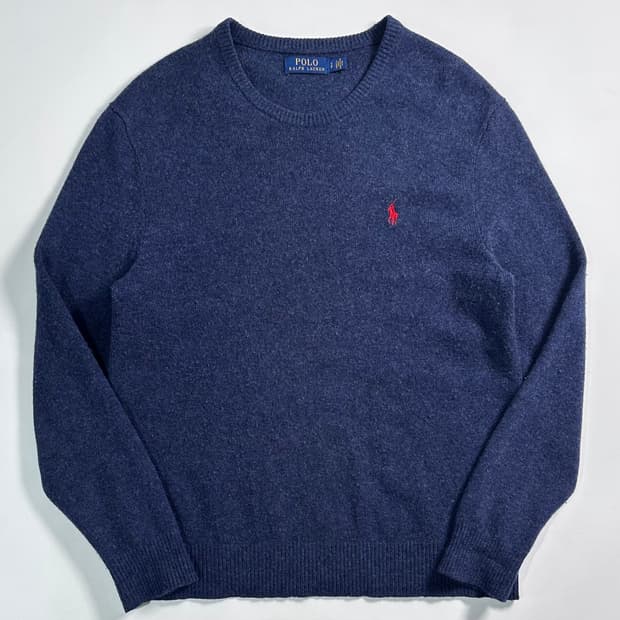 폴로 랄프로렌 울 크루넥 니트 
