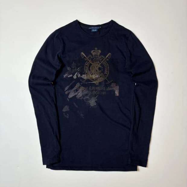 폴로 랄프로렌 00's Y2K 프린팅 롱 슬리브 PN8146