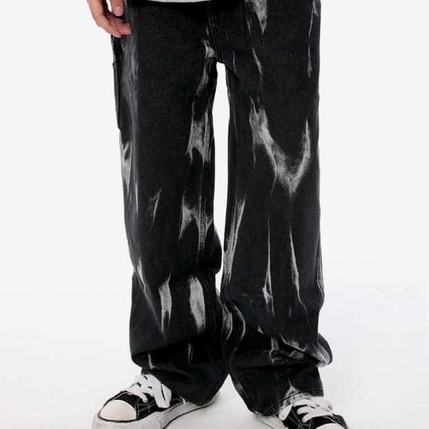 타이다이 워시드 카펜터 팬츠