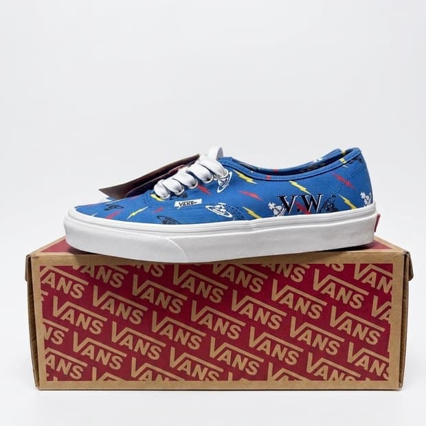 [Vans] 반스 x 비비안웨스트우드 어센틱 앵글로마니아 블루