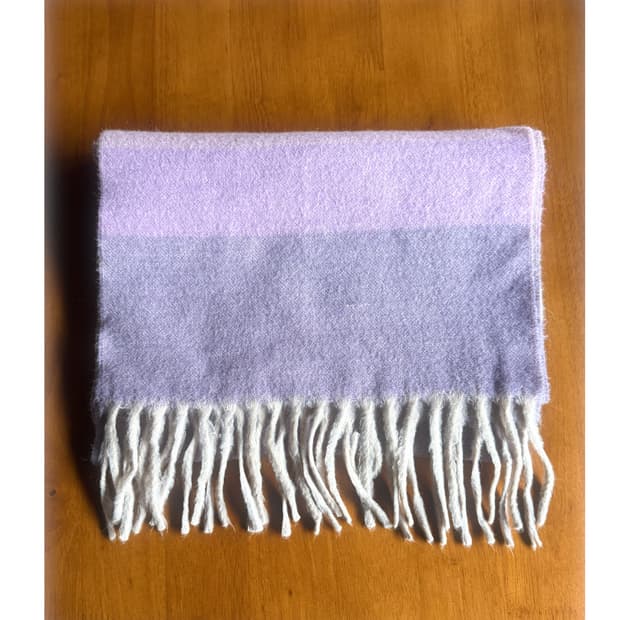 일본빈티지 라벤더 머플러