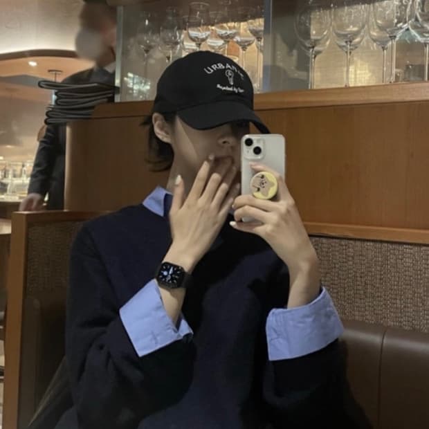 얼바닉 키캡 볼캡 모자 블랙