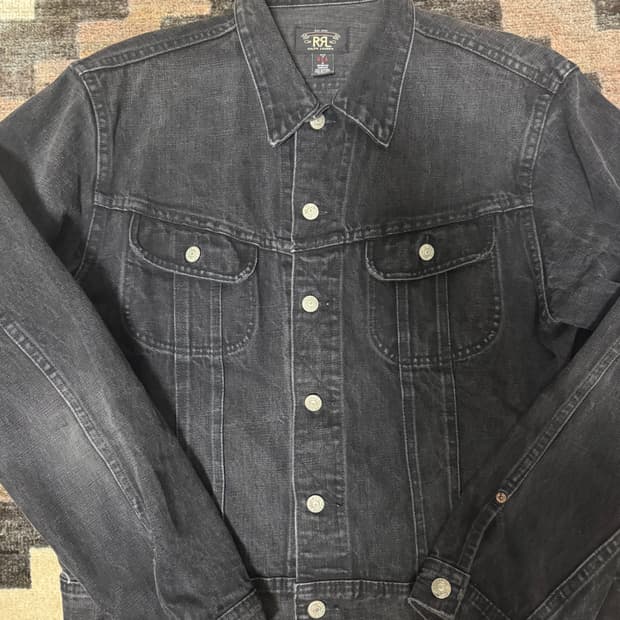 RRL 더블알엘 271 흑청 자켓 미국산 XL 사이즈