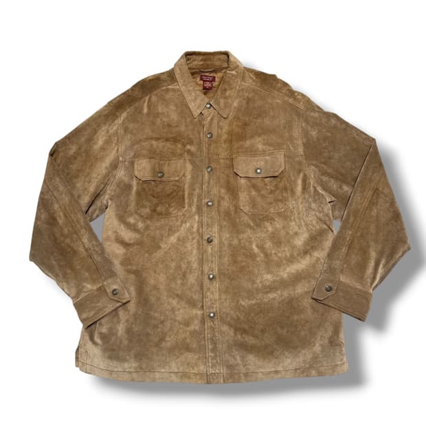 에디바우어 리얼레더 시애틀 스웨이드 셔츠자켓