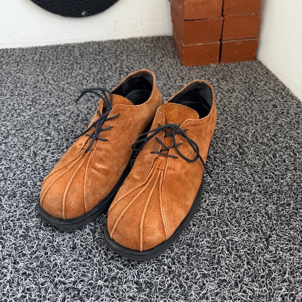 로맨틱무브 스웨이드 더비 슈즈