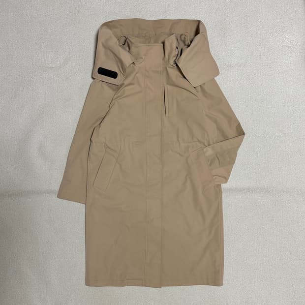 KUHO 구호 후드 트렌치 코트 자켓