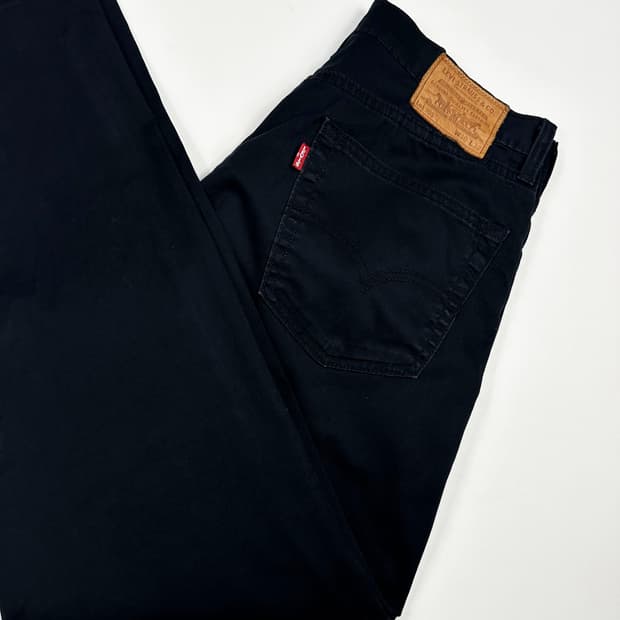 리바이스 505 오리지널 흑청 블랙진 치노팬츠 (30인치)
