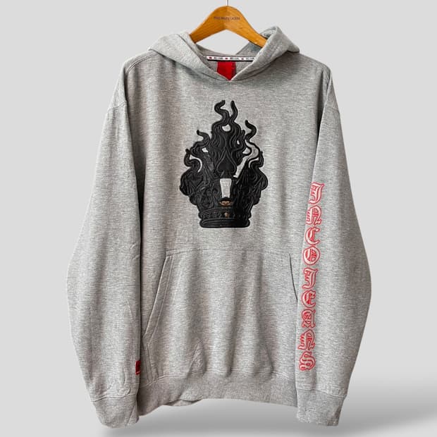 (L)90s Y2K JNCO 징코 크라운 후드티셔츠