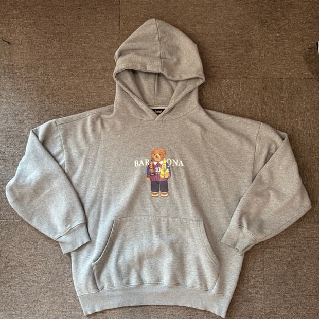 바르셀로나 곰돌이 후드티