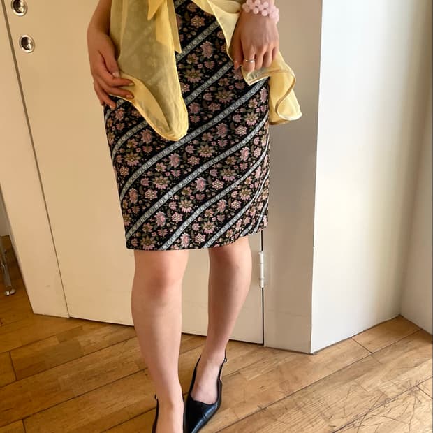 floral skirt 