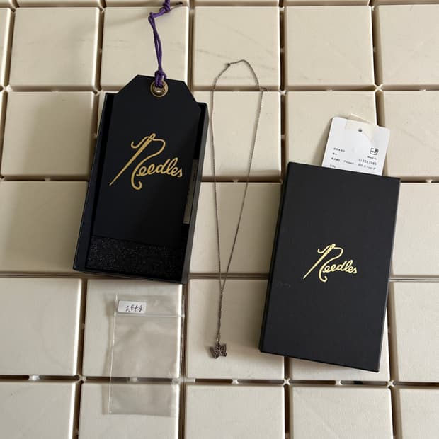 니들스 패던트 실버목걸이 (925)