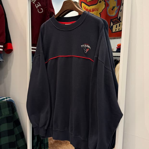 NFL 엔에프엘 휴스턴 텍산스 페이딩 스웻 셔츠