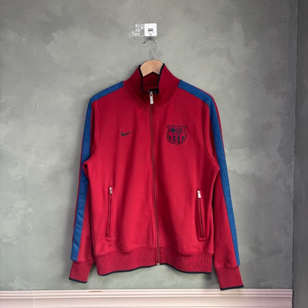나이키 바르셀로나 져지 트랙탑 버건디
