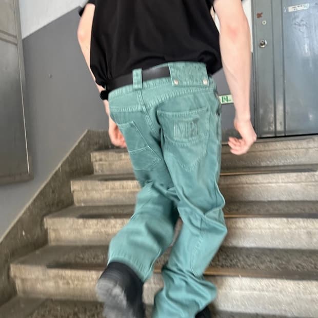 MPa CALF POCKET PANTS (EMERALD) s사이즈