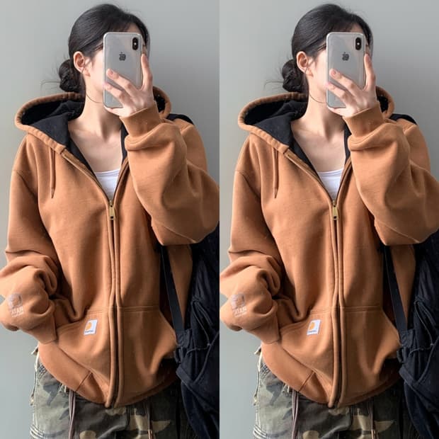 칼하트 써멀 후드집업