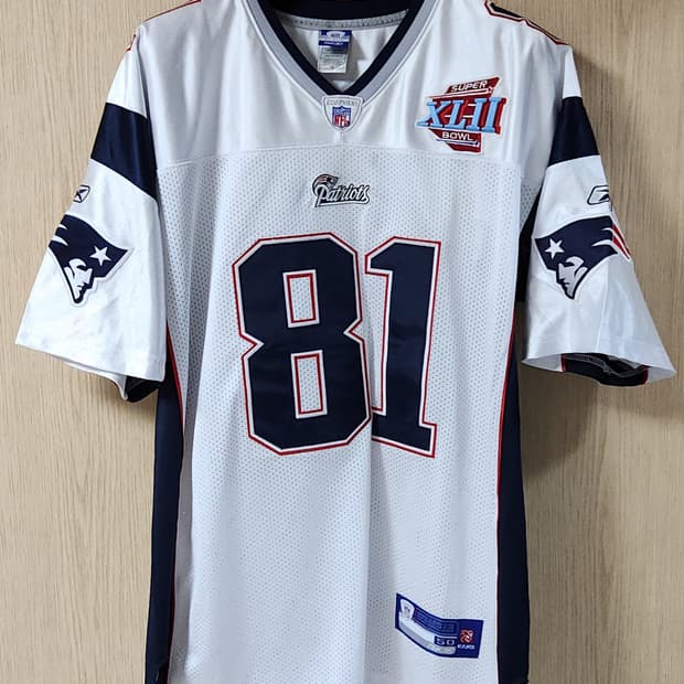 (착샷) 리복 NFL 풋볼 져지 뉴잉글랜드 페트리어츠 