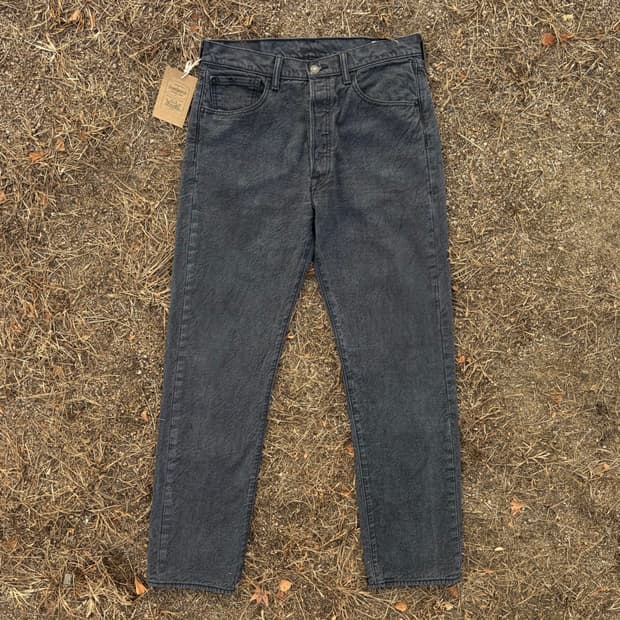 리바이스 501 스트레이트 다크 그레이 데님 (33) 