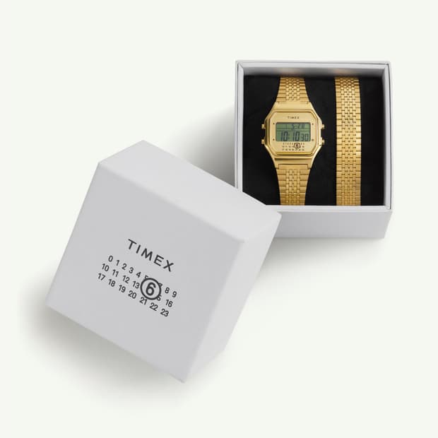 MM6 x Timex T80 워치 기프트세트 골드