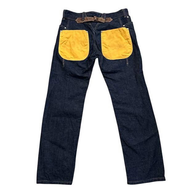 준야 와타나베 신치백 데님 팬츠