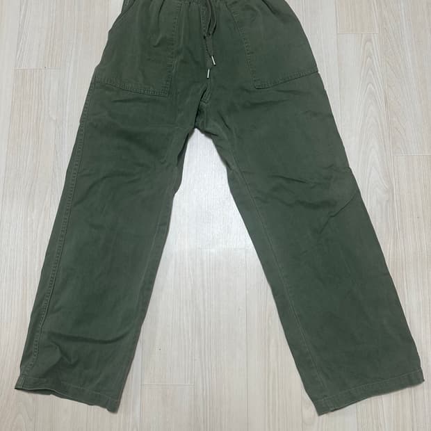 카키 면 밴딩팬츠 28사이즈