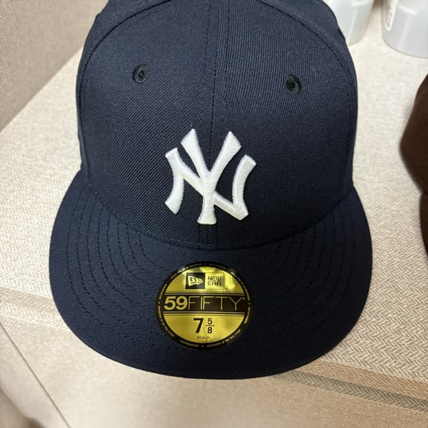 뉴에라 MLB 어센틱 뉴욕 양키스 피티드캡 게임 네이비