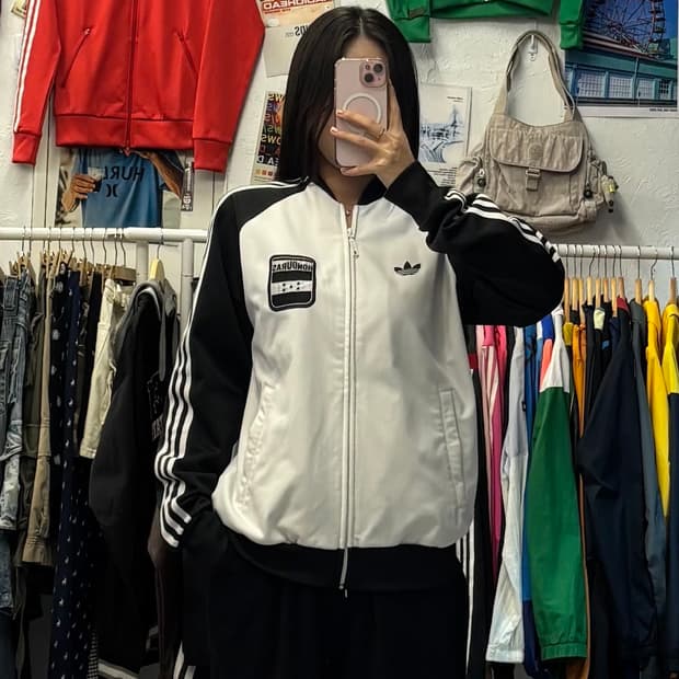아디다스 온두라스 흰검 트랙탑 져지 L