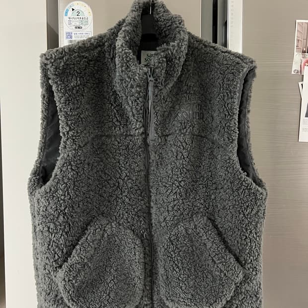 SAND SOUND 후리스 오버핏 베스트