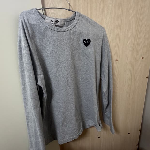 꼼데가르송 그레이 롱슬리브