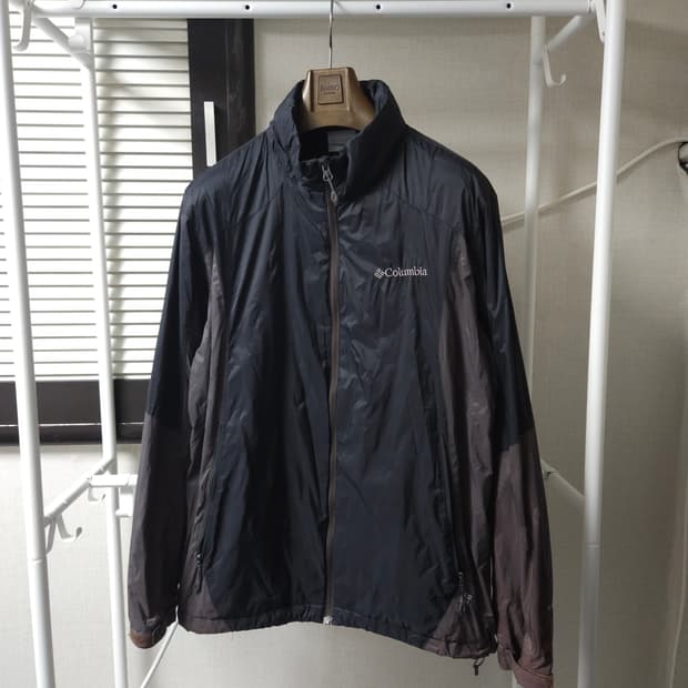 L ) 컬럼비아 옴니쉴드 약기모 고프코어 바람막이